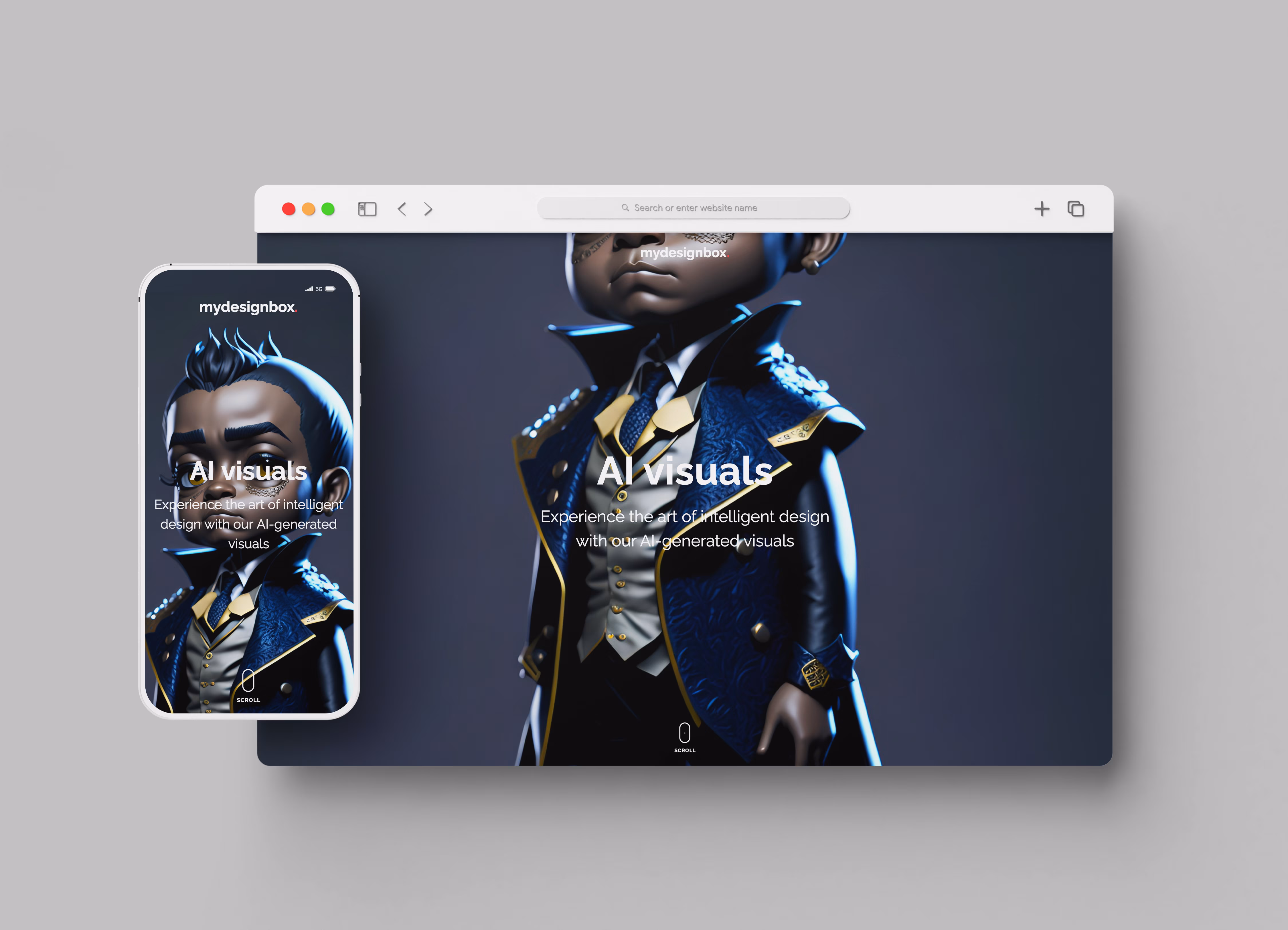 AI Generative Website project cover